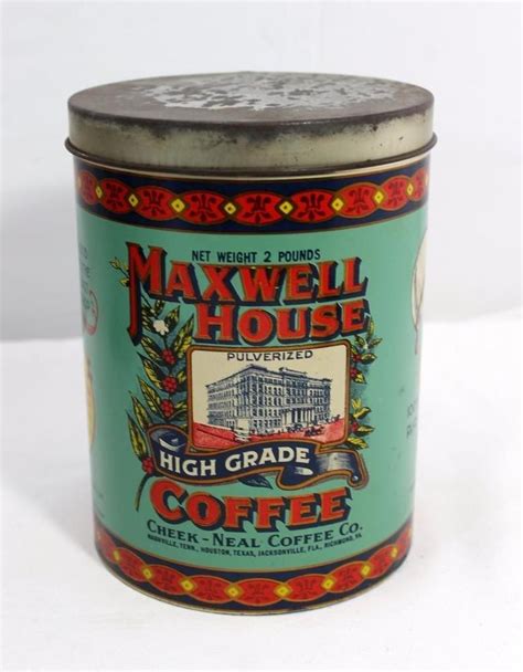 vintage maxwell house coffee cans